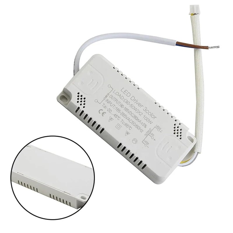 LED Driver 3 Color Adapter Non Isolating Transformer AC165 265V 8 24W 20 40W 30 50W 40 60W 50 70W 8 24W X2 - Image 3